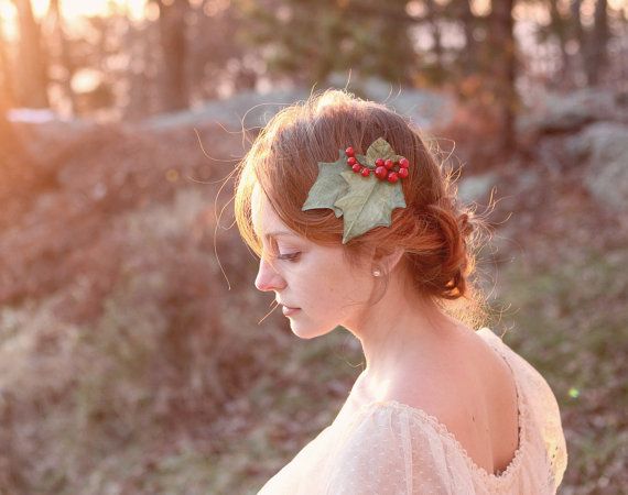 yes i do christmas wedding hair 6