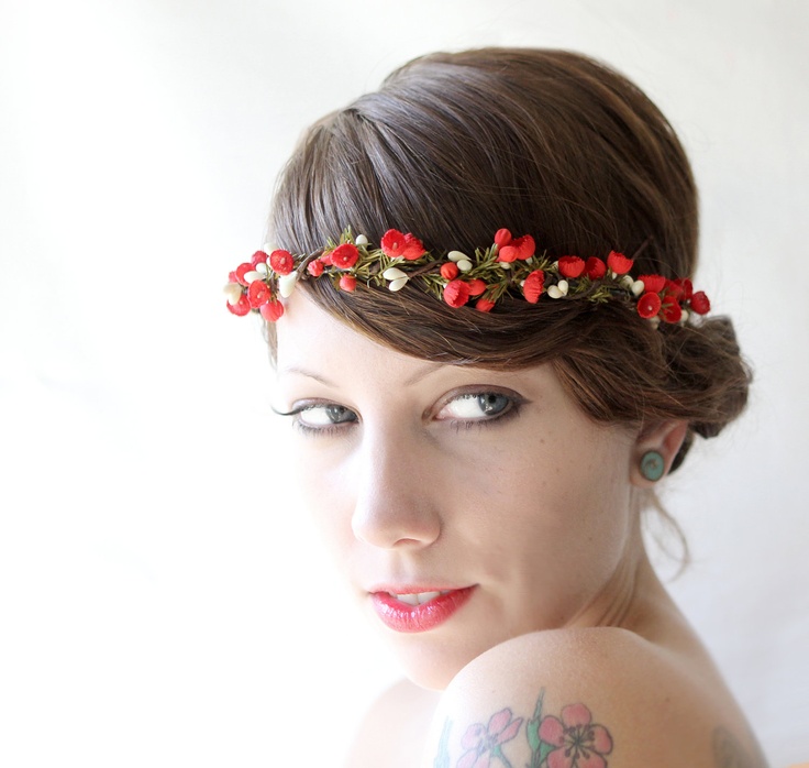 yes i do christmas wedding hair 7