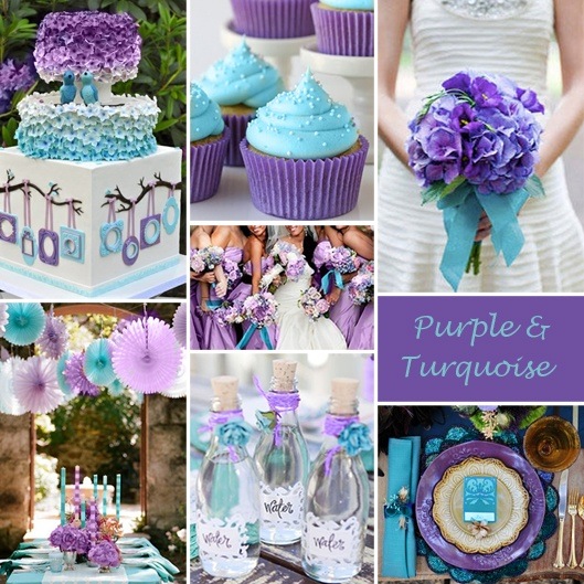 Purple & Turquoise.Funky και δυναμικό, θυμίζει πιο πολύ party!