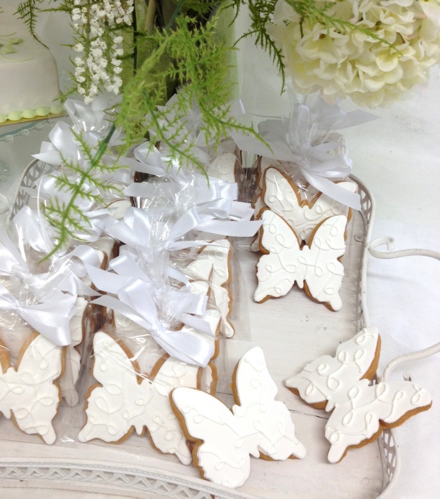 Butterfly Wedding Cookies