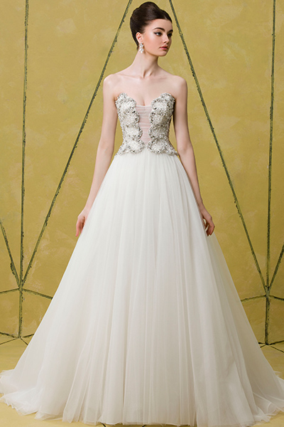 Yes I do Badgley Mischka SS14 Bridal 10