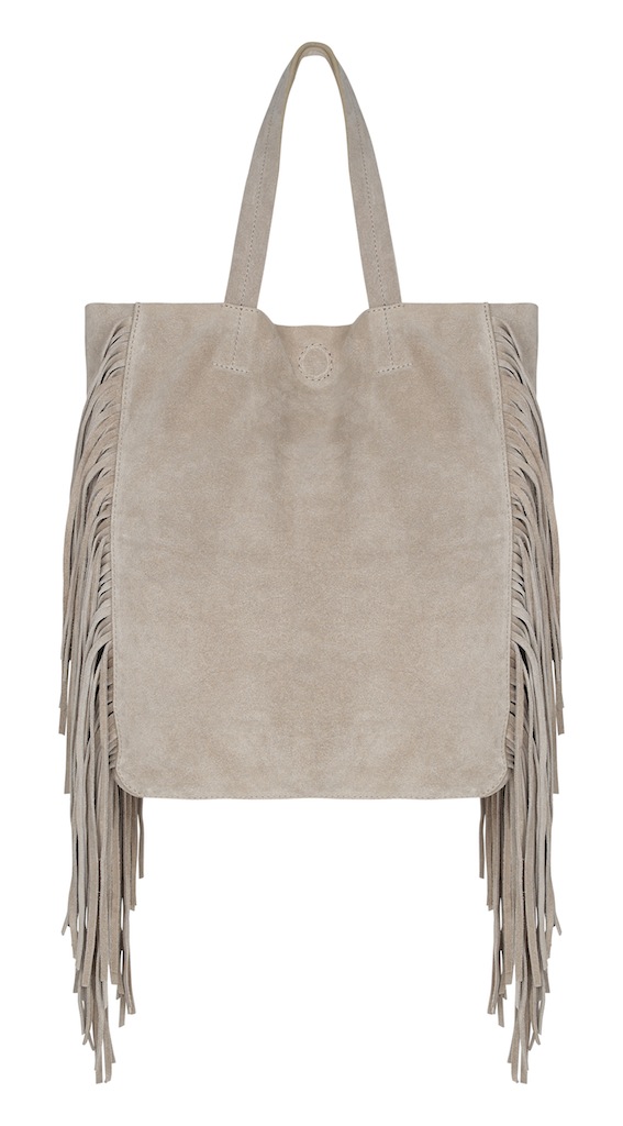 Accessorize Leather Fringed Tote_79€