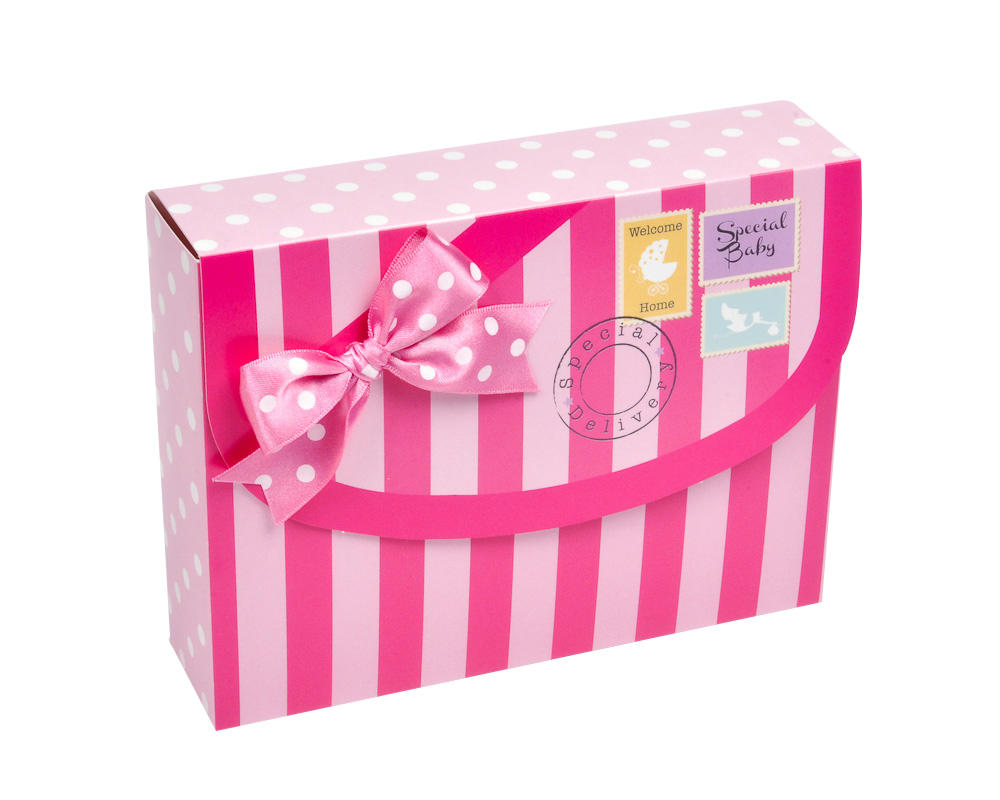 Special Delivery Girl Keepsake Gift Set - Pink 1