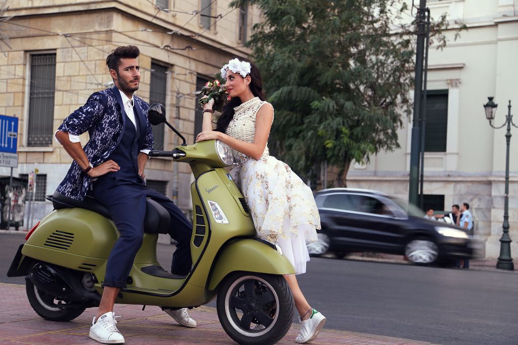 vespa wedding 1