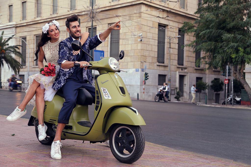 vespa wedding 2