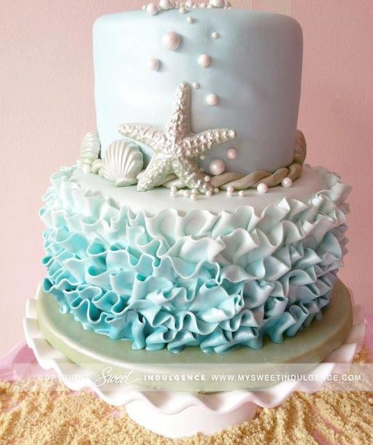 Beach Wedding Cake!