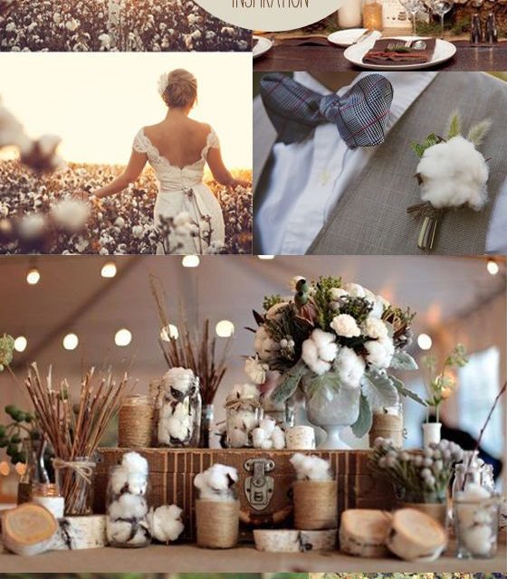 Ένας γάμος από βαμβάκι! #Cotton #ThemeWedding