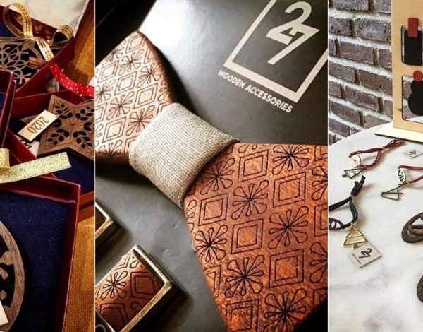 27 Wooden Accessories: Πρωτότυπα, χειροποίητα δώρα από την εταιρεία που έκανε τάση τα ξύλινα παπιγιόν στους γαμπρούς