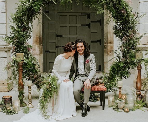 A boho Christmas wedding! #ideas