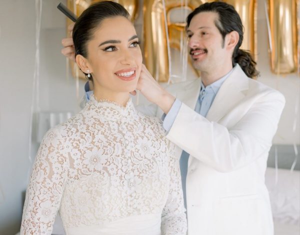 Bridal fever! Ο hairstylist Tom Zois μας μιλά για όλα τα details στο νυφικό χτένισμα της Άννας Πρέλεβιτς