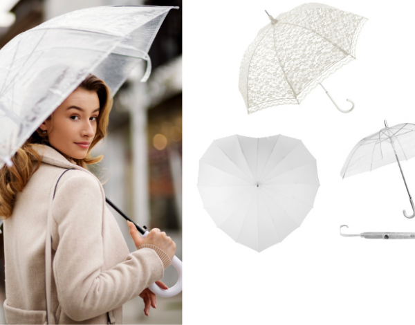 Under my... bridal umbrella! 8+1 ομπρέλες για να προστατευτείτε από τη βροχή με στιλ!