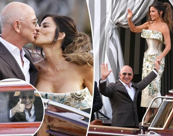 Lauren Sánchez | Στο pre-wedding dinner στη Βενετία με haute couture δημιουργία του οίκου Schiaparelli