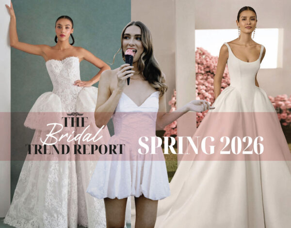 The Bridal Trend Report Spring 2026 | Τα basque waist νυφικά προσδίδουν dramatic ύφος στα bridal looks της άνοιξης