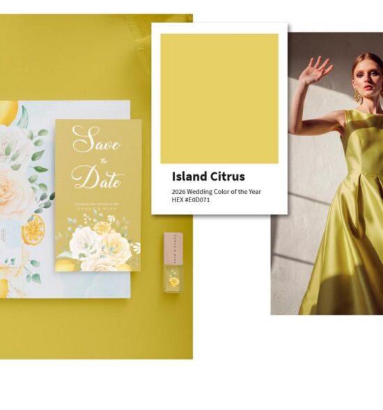 Island Citrus | Το wedding color του 2026 ενσαρκώνει την αισιοδοξία
