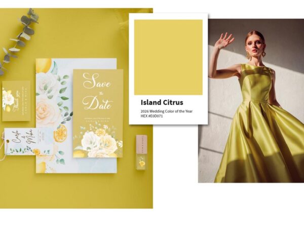 Island Citrus | Το wedding color του 2026 ενσαρκώνει την αισιοδοξία