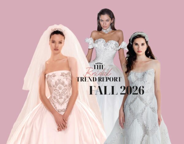 The Bridal Trend Report Fall 2026 | Τα νυφικά του φθινοπώρου φέρνουν τη λάμψη στο επίκεντρο